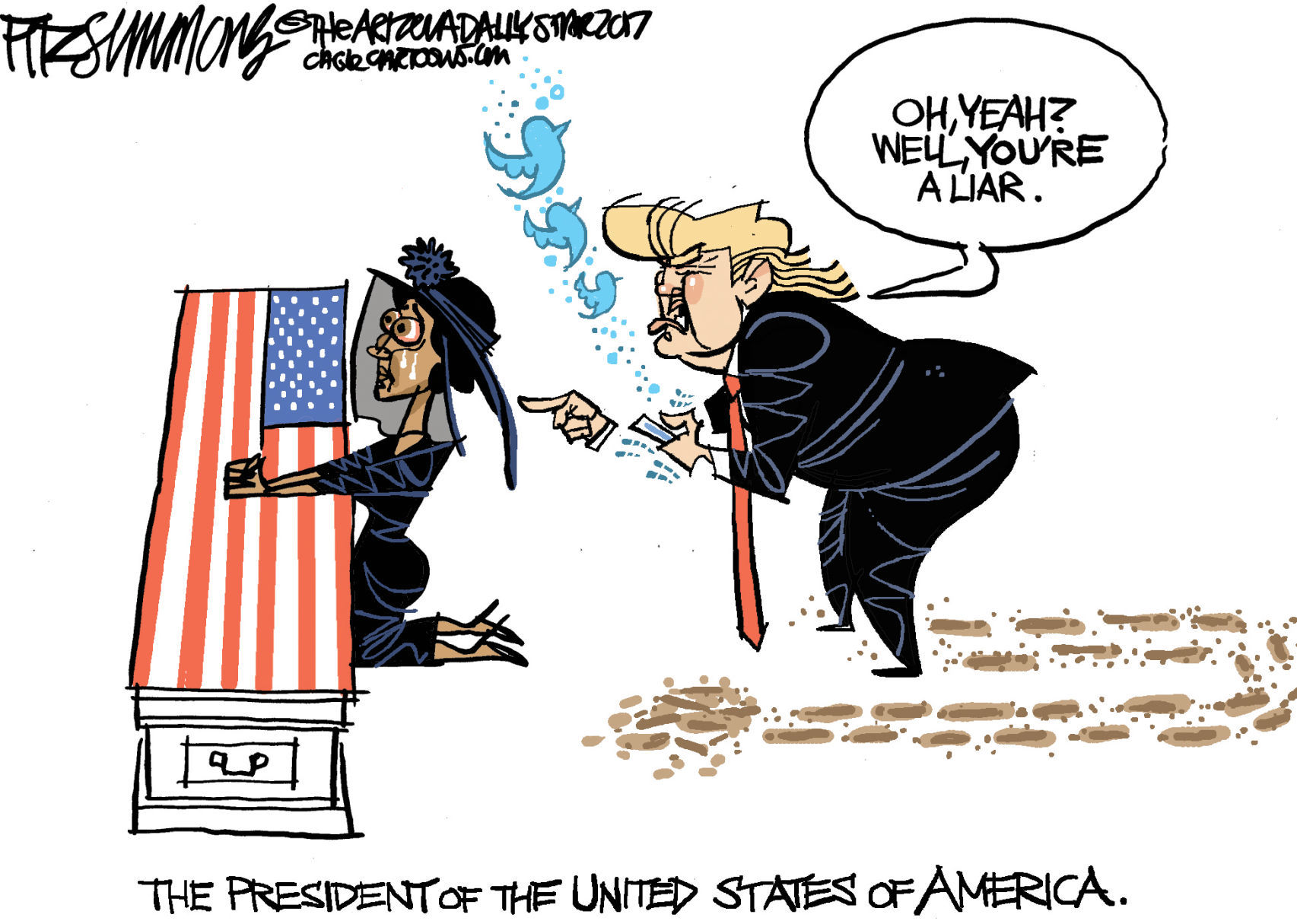 Daily Fitz Cartoon: Comforter